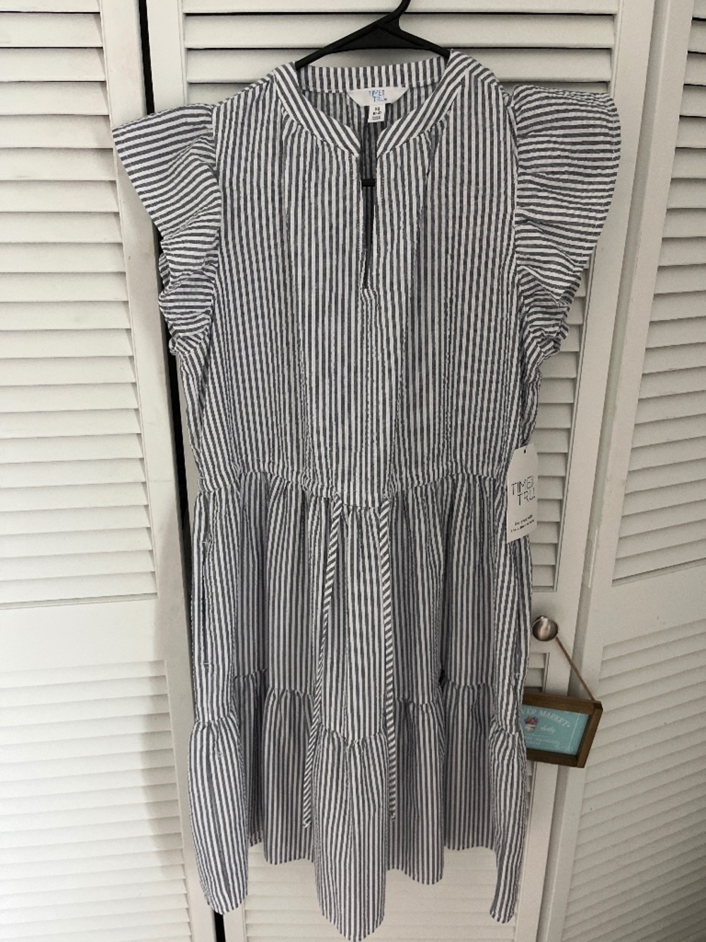 Time & Tru Dress ! NWT! Size XS! Seersucker ! Never been worn!